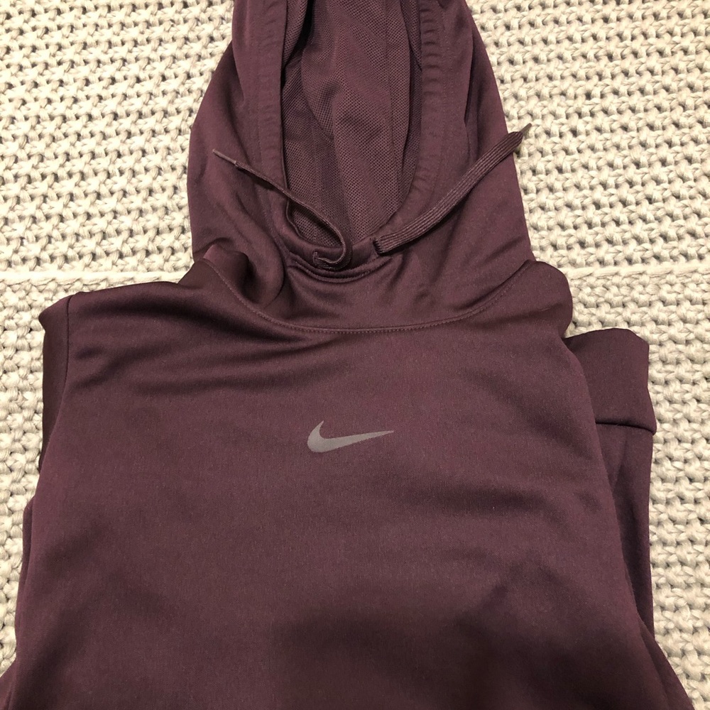 Nike plum Dri-fit hoodie